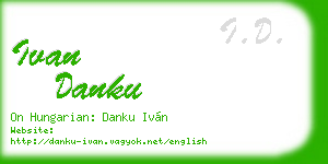 ivan danku business card