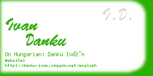 ivan danku business card